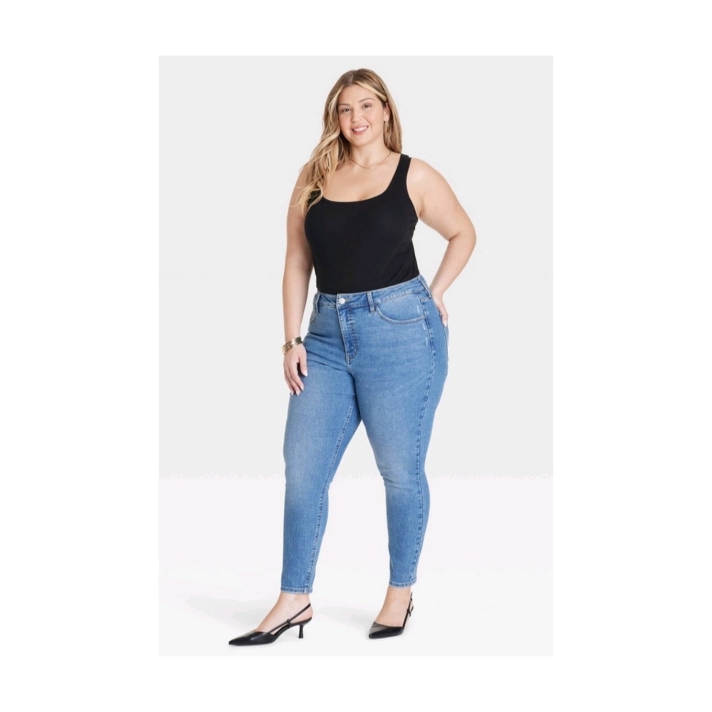 Ava & Viv High Rise Skinny Fit Jeans 16W